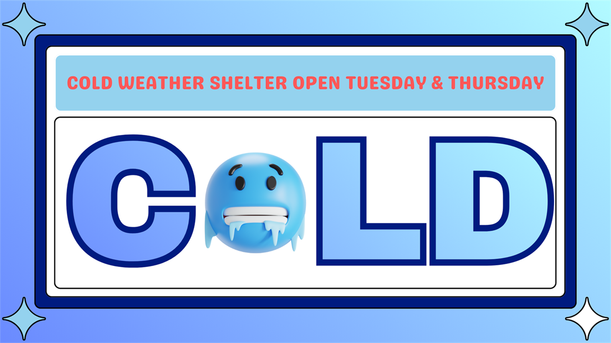 Cold weather shelter to open Tuesday, Thursday but closed Wednesday ...