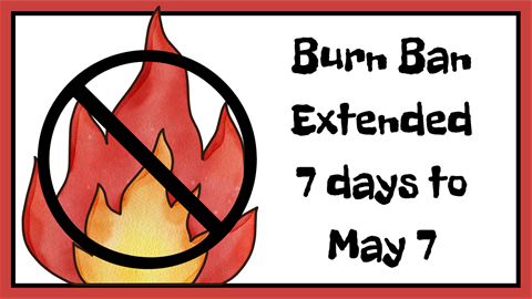burn ban extended