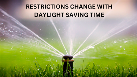 lawn sprinkling restrictions change