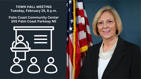 Kim Carney Town Hall Meeting graphic