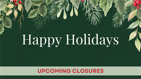 upcoming closures