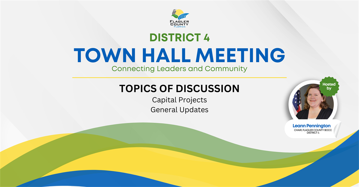 District 4 Town Hall Flagler County
